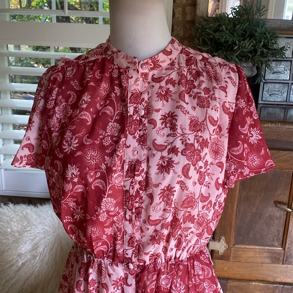 AZZURIELLE ELMIRA PRINTED MINI DRESS 10 READ - Picture 5 of 10